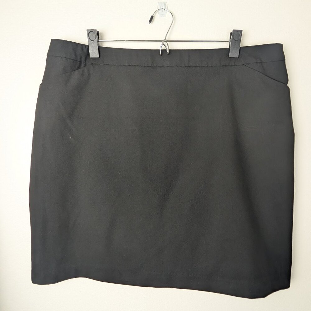 Basic Black Pencil Skirt Sz 18 Plus Size Office Wear for Women NY&C